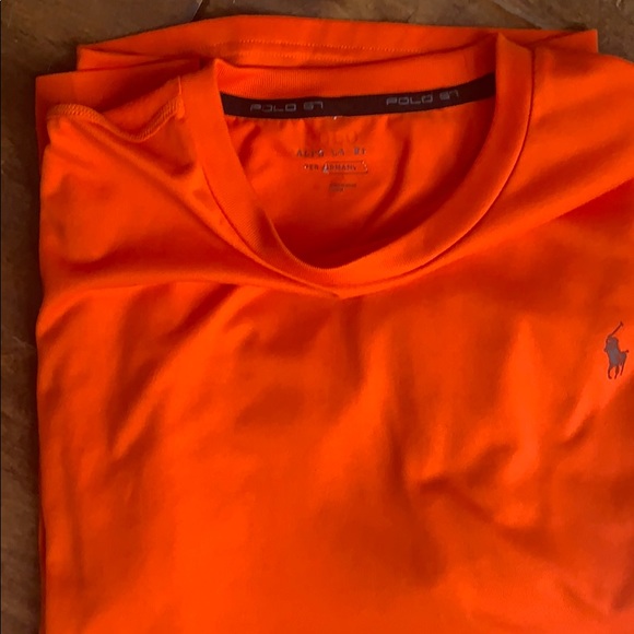 Polo Ralph Lauren Tee (Orange) dri-fit - Picture 2 of 5
